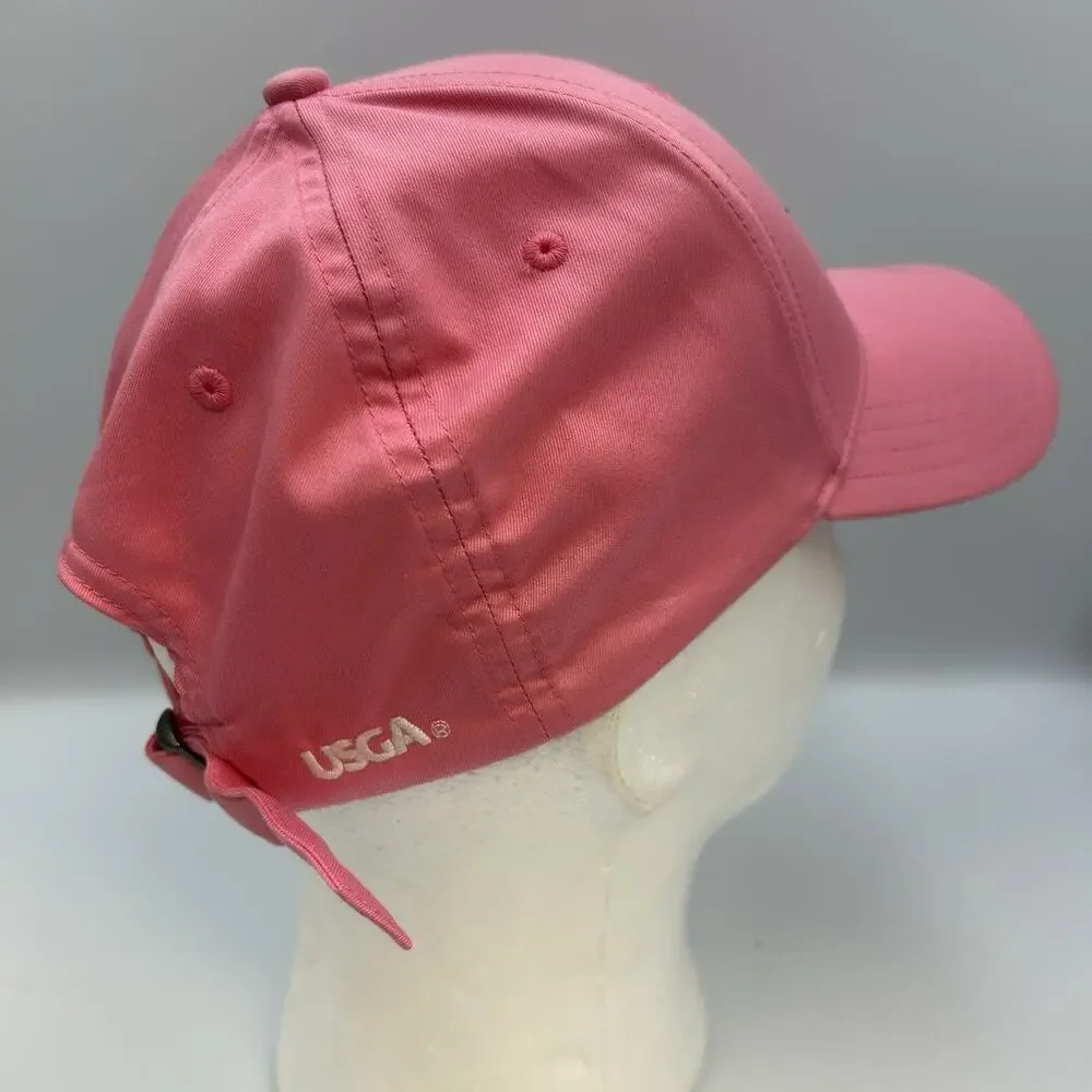 US Open 2017 Erin Hills USGA Member Pink Golf Hat Cap Adjustable Strap Casual